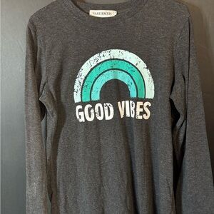 Kids 'Good Vibes' Gray Shirt